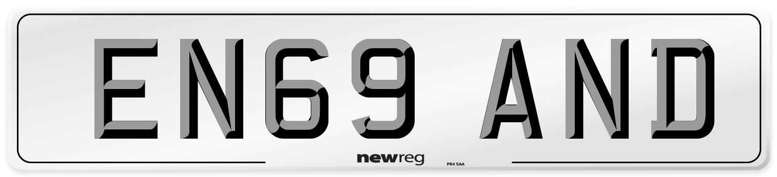 EN69 AND Number Plate from New Reg